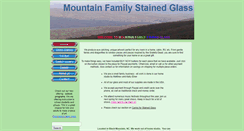 Desktop Screenshot of mountainfamilyglass.com