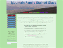 Tablet Screenshot of mountainfamilyglass.com